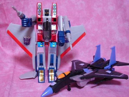 トランスフ ォーマー アースライズ ERー05 航空参謀 美味し スタースクリーム